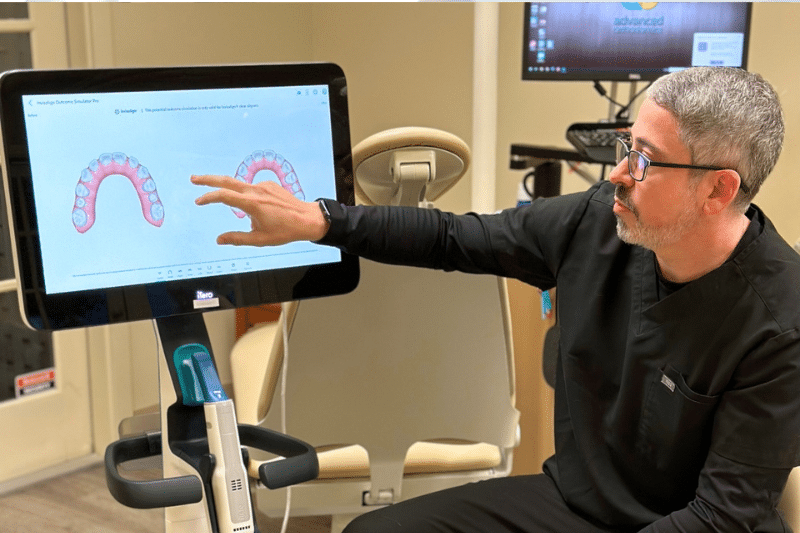 Digital impressions with iTero 3D scanning at Advanced Orthodontics in Mercer Island, Washington